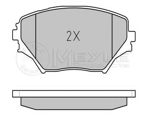Тормозные колодки MEYLE 025 235 8517