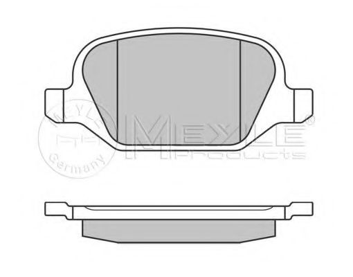 Тормозные колодки MEYLE 025 236 0113/PD