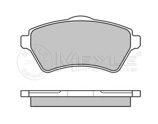 Тормозные колодки MEYLE 025 236 1517