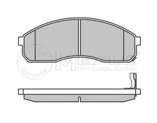 Тормозные колодки MEYLE 025 236 4916/W