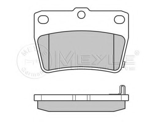 Тормозные колодки MEYLE 025 236 5614/W