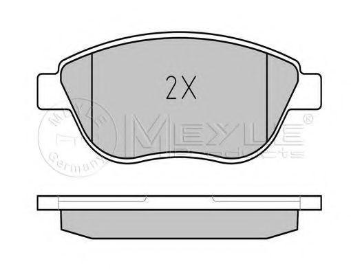 Тормозные колодки MEYLE 025 237 0918/PD