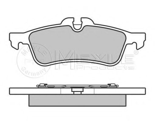 Тормозные колодки MEYLE 025 237 1616
