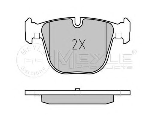 Тормозные колодки MEYLE 025 237 3116/PD