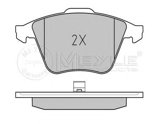 Тормозные колодки MEYLE 025 237 6220/W