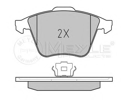 Тормозные колодки MEYLE 025 238 0120/W