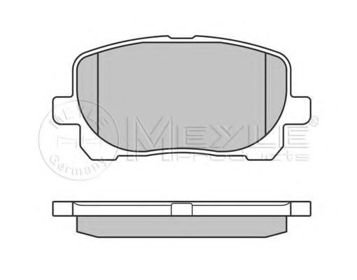 Тормозные колодки MEYLE 025 238 3617