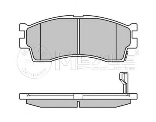 Тормозные колодки MEYLE 025 238 7316/W