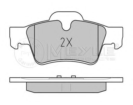Тормозные колодки MEYLE 025 239 2318