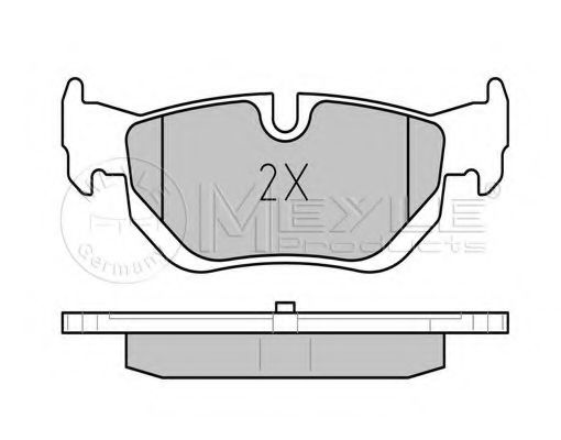 Тормозные колодки MEYLE 025 239 2617