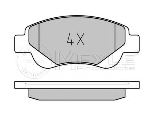 Тормозные колодки MEYLE 025 239 5917