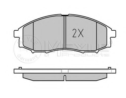 Тормозные колодки MEYLE 025 239 7017/W