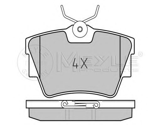 Тормозные колодки MEYLE 025 239 8017