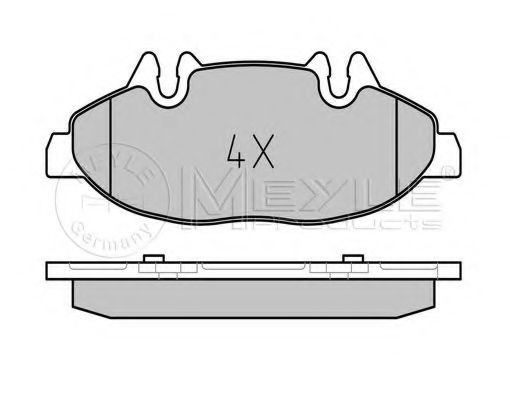 Тормозные колодки MEYLE 025 240 0720