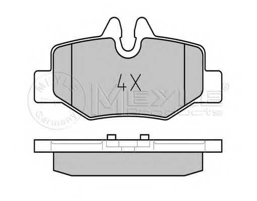 Тормозные колодки MEYLE 025 240 0817