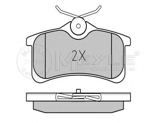 Тормозные колодки MEYLE 025 240 1314/W