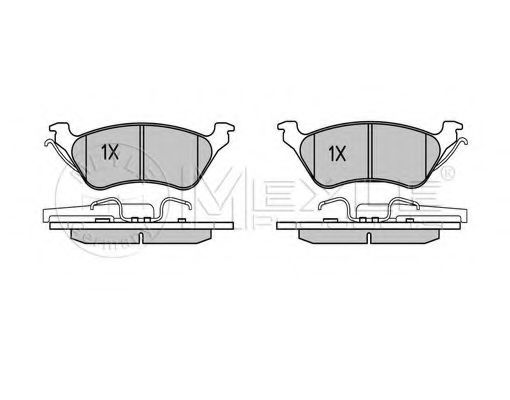 Тормозные колодки MEYLE 025 240 3616/W