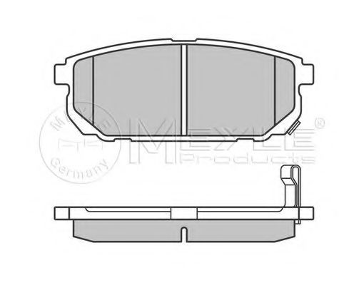 Тормозные колодки MEYLE 025 240 5815/W