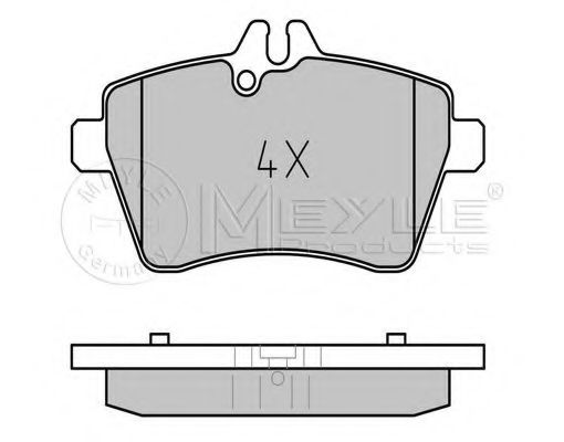 Тормозные колодки MEYLE 025 240 7719