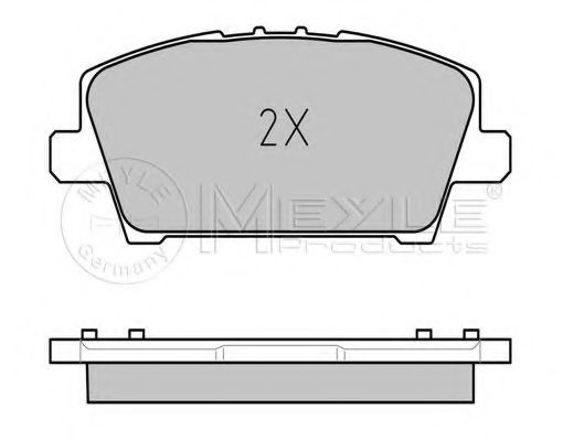 Тормозные колодки MEYLE 025 240 8717/W
