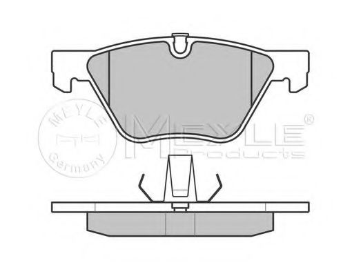 Тормозные колодки MEYLE 025 240 9620