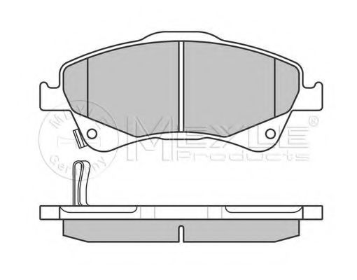 Тормозные колодки MEYLE 025 242 0419/W