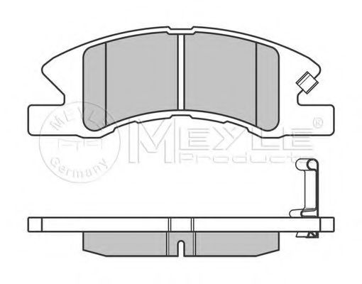 Тормозные колодки MEYLE 025 242 2914/W