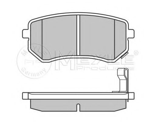 Тормозные колодки MEYLE 025 242 7614/W