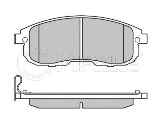 Тормозные колодки MEYLE 025 242 8016/W