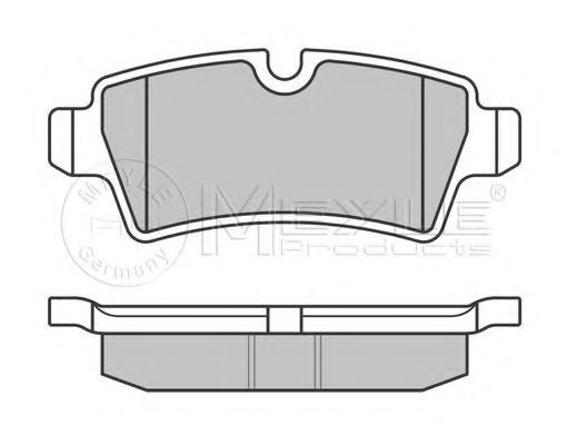 Тормозные колодки MEYLE 025 242 8917