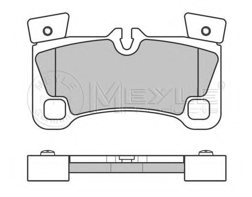 Тормозные колодки MEYLE 025 242 9616/PD