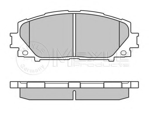 Тормозные колодки MEYLE 025 243 4717