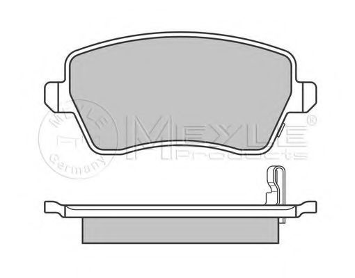 Тормозные колодки MEYLE 025 244 0317/W