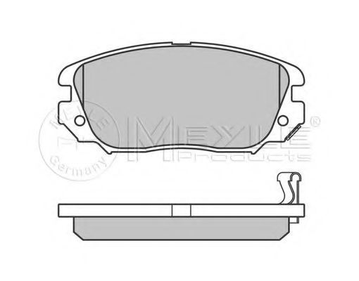 Тормозные колодки MEYLE 025 244 1519/W
