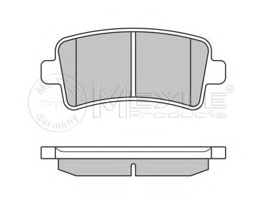 Тормозные колодки MEYLE 025 244 2116/W Тормозные колодки MEYLE 025 244 2116/W