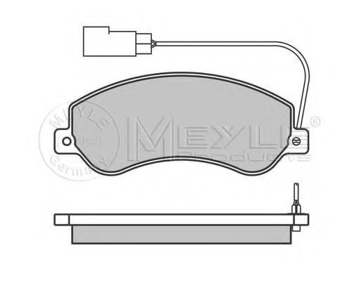 Тормозные колодки MEYLE 025 244 8419/W