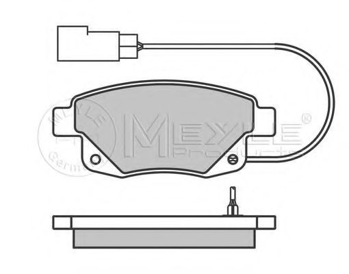 Тормозные колодки MEYLE 025 244 8617/W