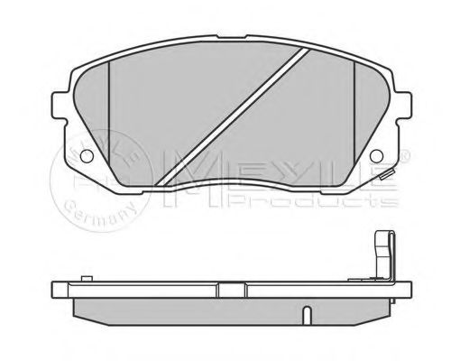 Тормозные колодки MEYLE 025 245 0116/W