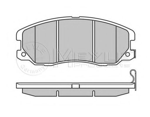 Тормозные колодки MEYLE 025 245 1016/W