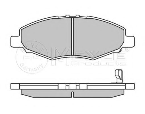 Тормозные колодки MEYLE 025 245 2316/W