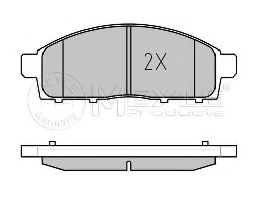 Тормозные колодки MEYLE 025 245 2916/W