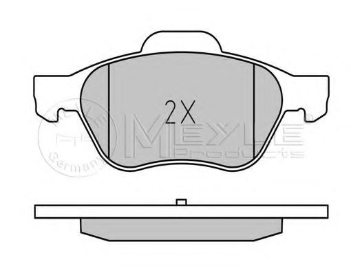 Тормозные колодки MEYLE 025 245 3518
