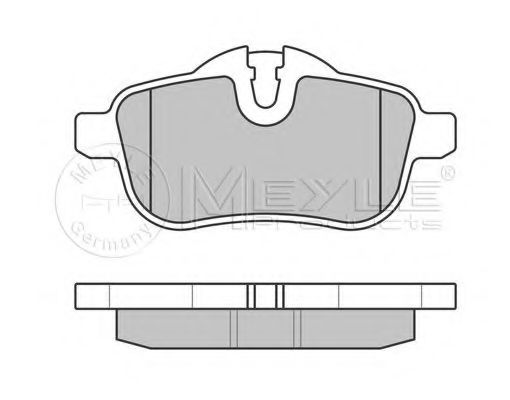 Тормозные колодки MEYLE 025 245 5918/PD Тормозные колодки MEYLE 025 245 5918/PD