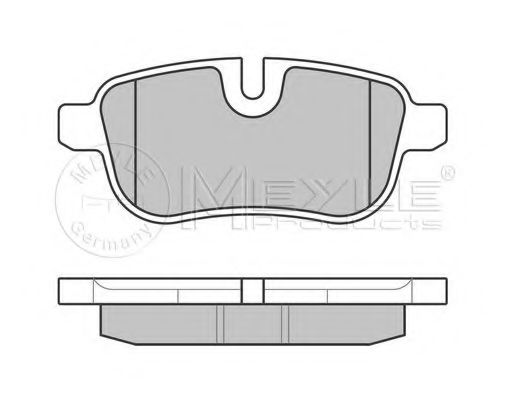 Тормозные колодки MEYLE 025 245 5918/PD