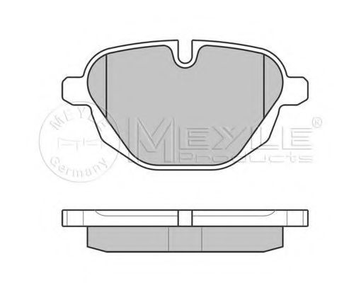 Тормозные колодки MEYLE 025 245 6118
