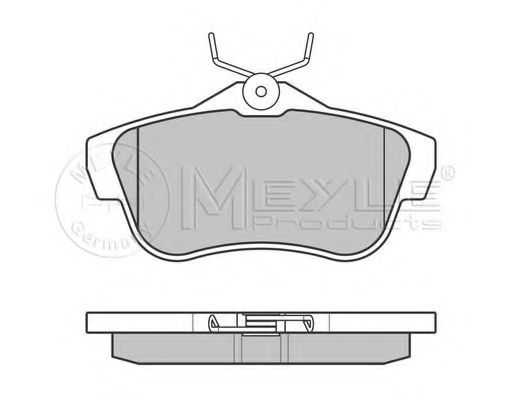 Тормозные колодки MEYLE 025 245 7816