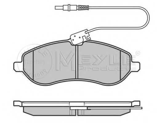 Тормозные колодки MEYLE 025 245 9518/W