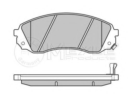 Тормозные колодки MEYLE 025 245 9717/W