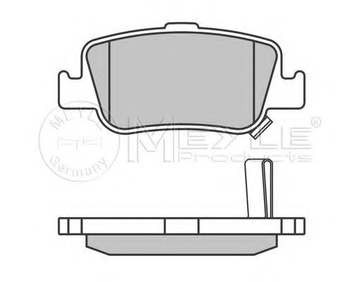 Тормозные колодки MEYLE 025 246 6415/W
