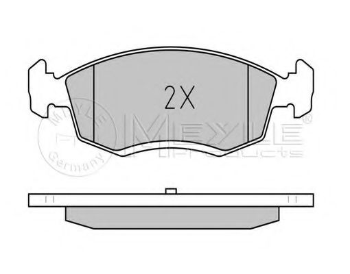 Тормозные колодки MEYLE 025 246 7318